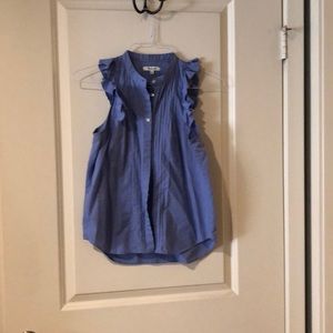 Madewell ruffle blouse